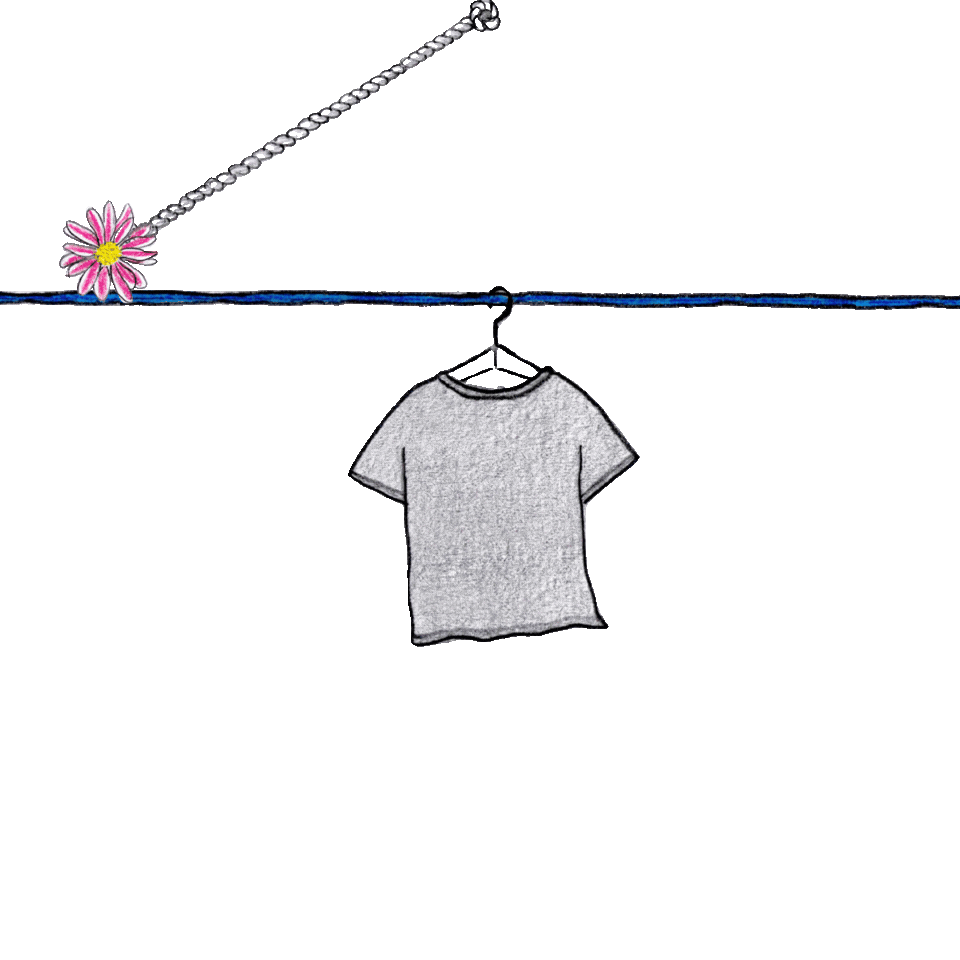 playera flor crisantemo bicolor.